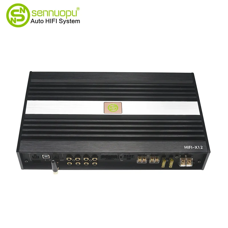 CAR DSP Amplifier 8 Ch AMP dengan Prosesor Sinyal Digital 10 Ch