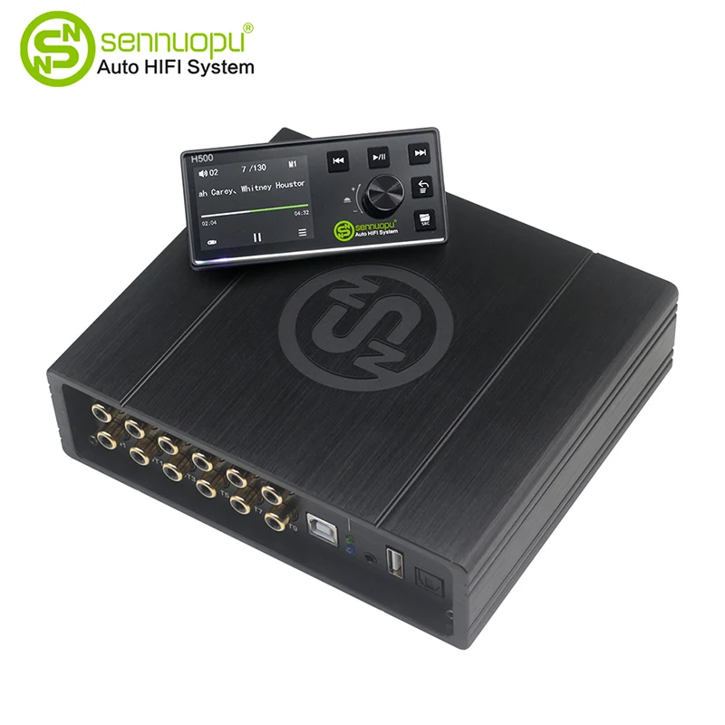 Audio Mobil 8 CH Amplifier Dengan Prosesor 10 CH DSP