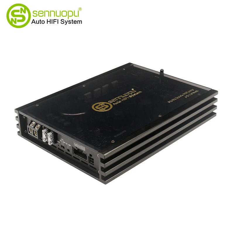 Penguat mobil DSP 6-channel dengan prosesor sinyal digital 8-channel