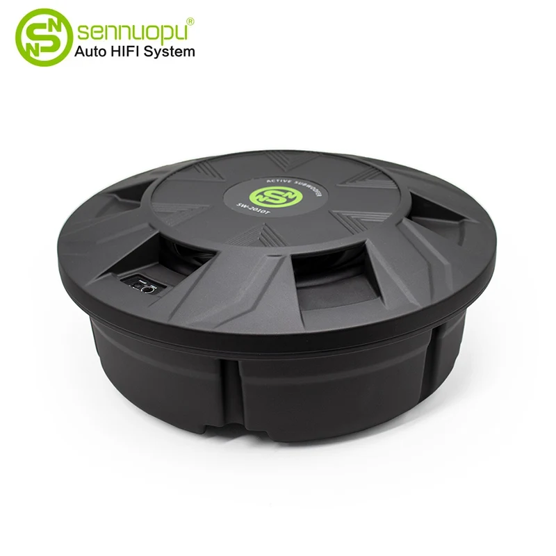 Audio mobil bass dalam dengan amplifier terintegrasi